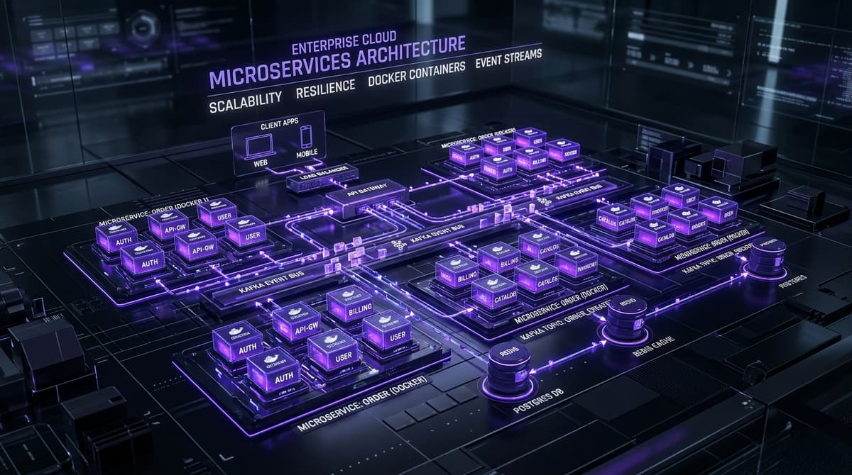 معماری میکروسرویس سازمانی دات‌نت (Dotnet Microservices)
